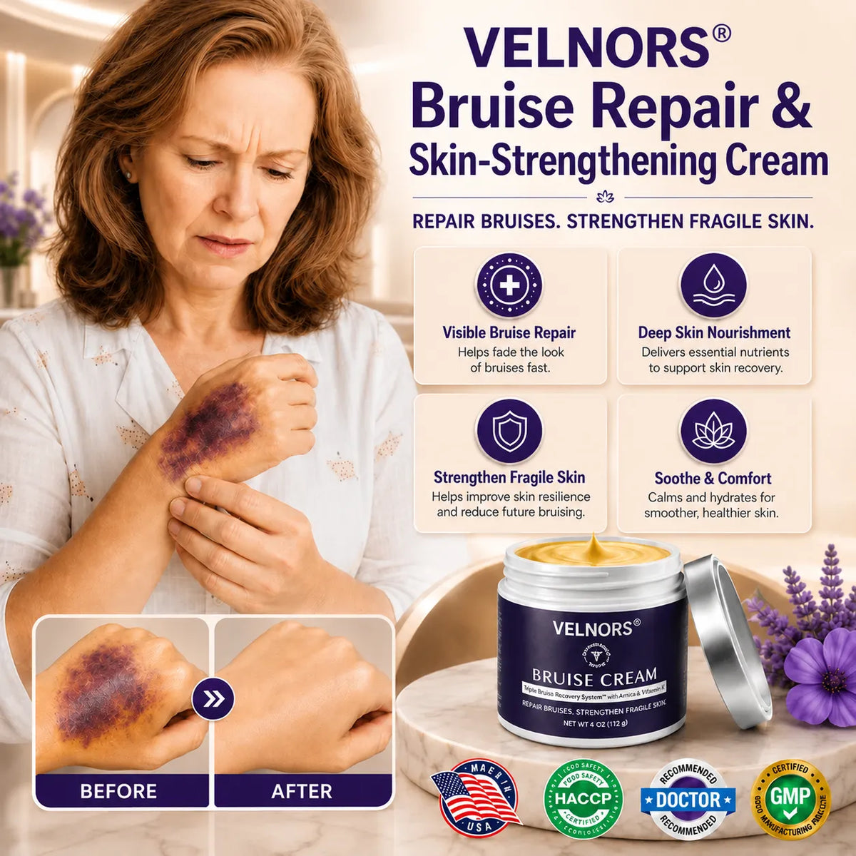 💥100K+ SOLD💕-  Bruise Repair & Skin-Strengthening Cream